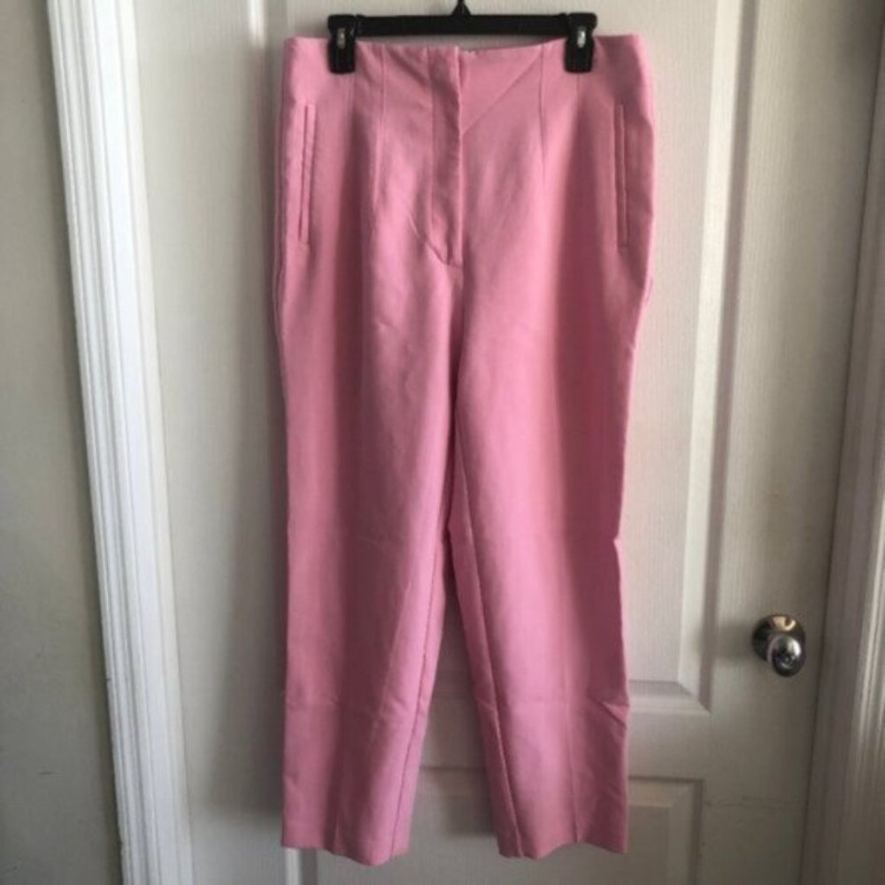 Zara pink High-Waist pants Sz.XL - Picture 4 of 10